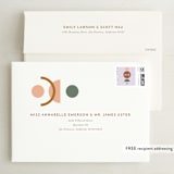 "Balance" - Save the Dates in Peach by Chandler Lettin - FREE Recipient Addressing