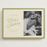 "rory" - Save the Dates in Olive by Ellen Schlegelmilch - Front