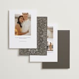 "Jackson Hole" - Save the Dates in Leather by Jenna Holcomb - Back of Card Options