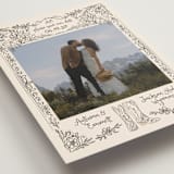 "Jackson Hole" - Save the Dates in Leather by Jenna Holcomb - Detail