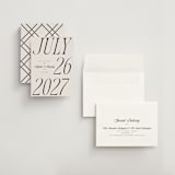 "Grand" - Save the Dates in Ivory by Melanie Kosuge - Assembled