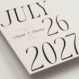 "Grand" - Save the Dates in Ivory by Melanie Kosuge - Detail