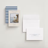 "Bermuda" - Save the Dates in Beach Blue by Ani Somi - Assembled
