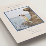 "Bermuda" - Save the Dates in Beach Blue by Ani Somi - Detail