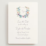 "wildflowers crest" - Save the Dates in Lavender by Cass Loh - Front