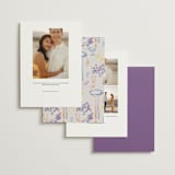 "tablescape drawing" - Save the Dates in Hydrangea by Cass Loh - Back of Card Options