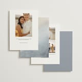 "Brushpen" - Save the Dates in Cream by Kristen Smith - Back of Card Options