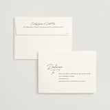 "Brushpen" - Save the Dates in Cream by Kristen Smith - FREE Recipient Addressing