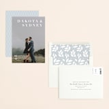 "Minimalism" - Save the Dates in Ivory by Shannon Chen of Four Wet Feet Studio - Assembled