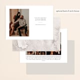 "You + Me" - Save the Dates in Snow by Robin Ott - Back of Card Options