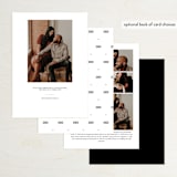 "Ampersand us" - Save the Dates in Fog by Gwen Bedat - Back of Card Options