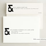 "Ampersand us" - Save the Dates in Fog by Gwen Bedat - FREE Recipient Addressing
