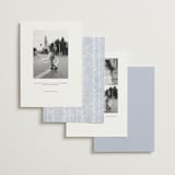 "Vintage Sketched" - Save the Dates in Wisteria by Jenna Holcomb - Back of Card Options