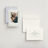 "Vintage Sketched" - Save the Dates in Wisteria by Jenna Holcomb - Assembled