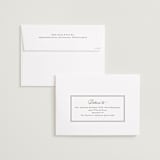 "refined" - Save the Dates in Olive by Nicole Walsh - FREE Recipient Addressing