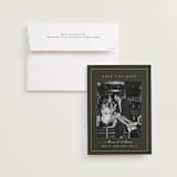 "refined" - Save the Dates in Olive by Nicole Walsh - Save the Date with Envelope