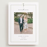 "Palm Monogram" - Save the Dates in Leaf by Olivia Raufman - Front