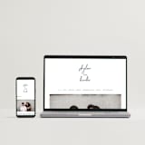 "Funky Names" - Save the Dates in Navy by Phrosné Barwood - FREE Wedding Website