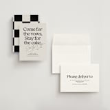 "Stay for Cake" - Save the Dates in Dark Chocolate by Jackie Crawford - Assembled