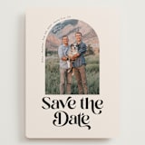 "RETRO ARCH" - Save the Dates in Desert by Morgan Kendall - Front