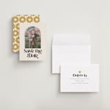 "RETRO ARCH" - Save the Dates in Desert by Morgan Kendall - Assembled