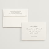 "Mark the Calendar" - Save the Dates in Smoke by Vanessa Doyle - Save the Date with Envelope