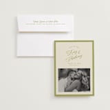 "rory" - Save the Dates in Olive by Ellen Schlegelmilch - Save the Date with Envelope