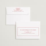 "News!" - Save the Dates in Strawberry by Claudia Orengo - FREE Recipient Addressing