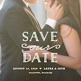 "XOXO" - Save the Dates in Snow by Carolyn MacLaren - Detail