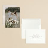 "Summertime Love" - Save the Dates in Cloud by Wildfield Paper Co - Assembled