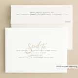 "Summertime Love" - Save the Dates in Cloud by Wildfield Paper Co - FREE Recipient Addressing