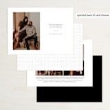 "Resplendent" - Save the Dates in Vanilla by Sarah Brown - Back of Card Options
