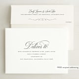 "Resplendent" - Save the Dates in Vanilla by Sarah Brown - FREE Recipient Addressing