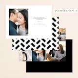 "Cherished Date" - Save the Dates in Pearl by Chryssi Tsoupanarias - Back of Card Options