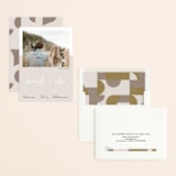 "colorblock script" - Save the Dates in Latte by carla san roman - Assembled