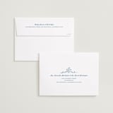 "Happy Day" - Save the Dates in Dusty Blue by Lucia Saisse - FREE Recipient Addressing