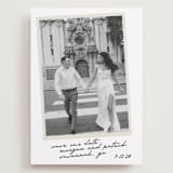 "Venecia" - Save the Dates in Ivory by Maja Cunningham - Front