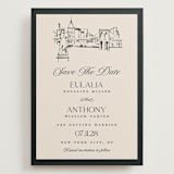 "NYC Skyline" - Save the Dates in Halo by Teju Reval - Front