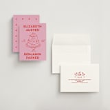 "The Cake" - Save the Dates in Cherry by Helena Vitto - Assembled