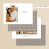 "Save_Our_Date-Modern" - Save the Dates in Pearl by Adam K - Back of Card Options