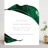 "Mod Palm" - Save the Dates in Pearl by Erin Hodges - Front