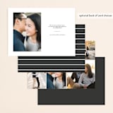 "No Nonsense" - Save the Dates in Lily by Ashley Rosenbaum - Back of Card Options