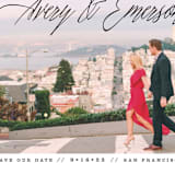 "No Nonsense" - Save the Dates in Lily by Ashley Rosenbaum - Detail