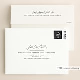 "No Nonsense" - Save the Dates in Lily by Ashley Rosenbaum - FREE Recipient Addressing