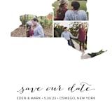 "New York Love Location" - Save the Dates in Wedding Dress by Heather Buchma - Detail