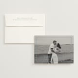 "Fleur Corner" - Save the Dates in French Blue by Carolyn MacLaren - Save the Date with Envelope