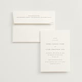 "A Thousand Years" - Save the Dates in Classic White by Design Lotus - Save the Date with Envelope