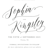 "Nothing Compares To You" - Save the Dates in Cream by Design Lotus - Detail