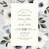 "Nantucket Romance" - Save the Dates in Marine by Chris Griffith - Detail