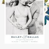 "Our Something Blue" - Save the Dates in Ocean by AK Graphics - Detail